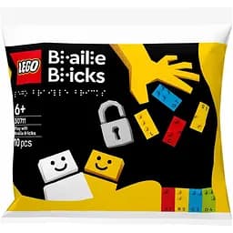 Конструктор LEGO Braille Bricks Игра с кубиками Брайля 10 деталей (30711)