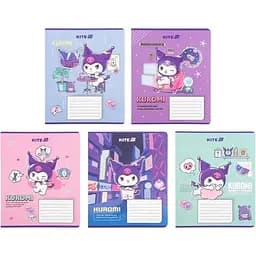 Набор тетрадей Kite Kuromi 18 листов в клетку 20 шт. (HK25-236-1)