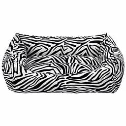 Лежак для собак Milord MAKARON L 78x60x22 см (зебра)