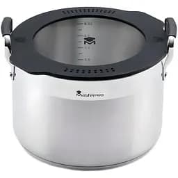 Каструля MasterРro Smart з кришкою 24 см 7.21 л (BGEU-3779)