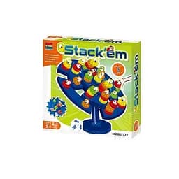 Настільна гра "Stackem" Bambi 007-72 фішки трьох кольорів - мініатюра 2