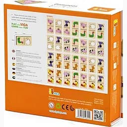 Настільна гра Viga Toys Доміно Звірята (59622) - мініатюра 3