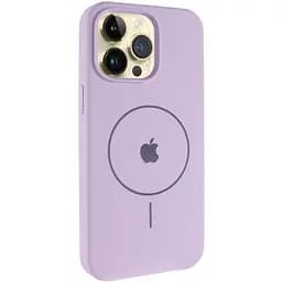 Чехол Epik Silicone Case Full Protective AA V2 with MagSafe для Apple iPhone 15 Pro 6.1 Сиреневый/Lilac
