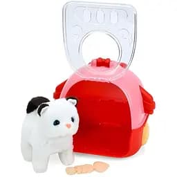 Интерактивный плюшевый кот Limo Toy 777-114A, 17 см, звук, ходит, подвижные части