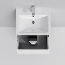 Тумба підвісна AM.PM X - Joy 55 см з умивальником M85-FHX0552-WC0552WG38 - мініатюра 5