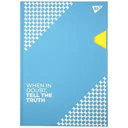 Блокнот Yes Success is built blue А4, 80 аркушів, в лінійку (152035)
