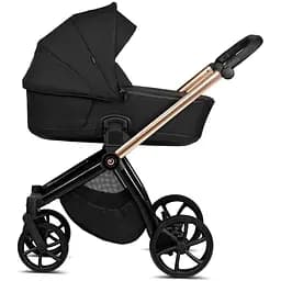 Коляска Tutis Mio Plus Thermo Black Edition Rose Gold, універсальна 2 в 1, чорна (1352292) - мініатюра 7