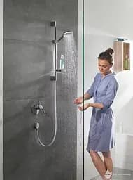 Шлангове під'єднання Hansgrohe FixFit S зі зворотнім клапаном 27456000, Хром - мініатюра 2