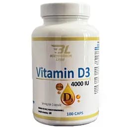 Вітамін Д-3 Bodyperson Labs Vitamin D3 4000iu 100 капсул