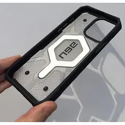 Протиударний чохол UAG Pathfinder MagSafe для iPhone 15 Pro (6.1") Clear Ice (114281114343) - мініатюра 4
