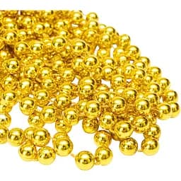 Намисто на ялинку Devilon 12мм х 8м золотистий пластик (251895)