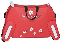 Дитяча валіза маленька S Snowball 73102 Цуценя поліпропілен Червоний - мініатюра 2