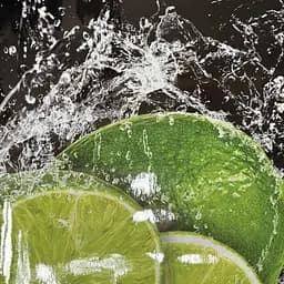 Кухонний фартух вініловий Лайми та бризки води цитруси наклейка кухня чорний 65х250 см Happy Pocket Z180252 - мініатюра 8