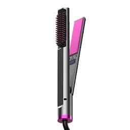 Випрямляч для волосся з щіткою Hair Straightene  NJ-481r 3в1 мультистайлер