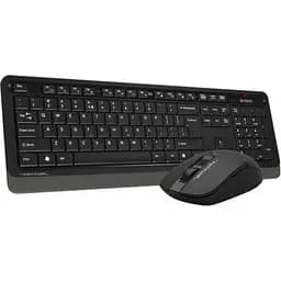 Комплект (клавіатура + миша) A4Tech Fstyler FG1012S, комплект бездротовий клавіатура з мишою, колір чорний (FG1012S (Black)) - мініатюра 2