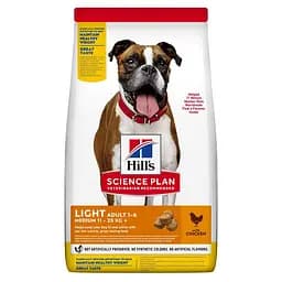 Сухий корм Hill’s SP Adult Light Medium Breed для собак середніх порід схильних до ожиріння з куркою 14 кг