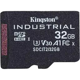 Карта пам'яті Kingston 32GB microSDHC Industrial C10 A1 pSL C Card Single Pack w/o Adapter SDCIT2/32GBSP (SDCIT2/32GBSP)