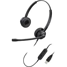 MAIRDI USB-гарнитура с микрофоном для ПК, компьютерная гарнитура с микрофоном с шумопоглощением для портативных команд Zoom Skype