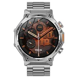Годинник Smart Surf X Pro Silver Steel, 2 ремінця - мініатюра 2