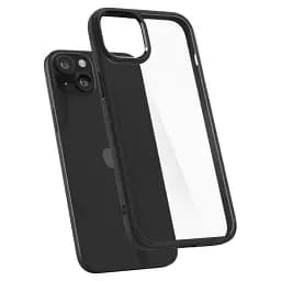 Прозорий чохол Spigen Ultra Hybrid Matte Black для iPhone 15 (ACS06799) - мініатюра 3