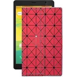 Чехол StatusCASE из экокожи для планшета Prestigio Node A8 3G PMT4208 Красный ромб