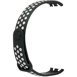 Ремешок Nike Sport Mi Band 8/9/10 Черный Белый