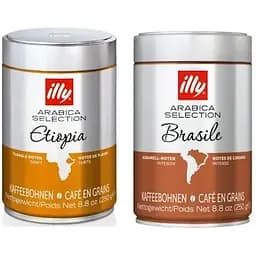 Набір кави в зернах № 3 Illy 100% arabica з/б 2 шт