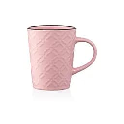 Чашка Ardesto Relief 320 мл Pink (AR3474P) - мініатюра 1