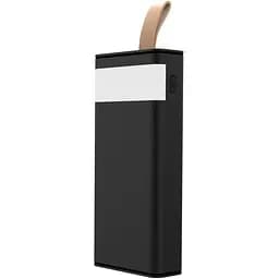 Портативный аккумулятор XO PR129 20000 mAh с лампой и дисплеем черный