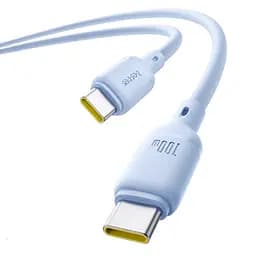 Кабель Baseus Silky Series Cable USB to Type-C 100W 1m P10377703313-00 Blue - мініатюра 2