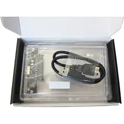 Кишеня зовнішня Dynamode 2.5" SATA HDD/SSD USB 3.0 Transparent (DM-CAD-25316) - мініатюра 10