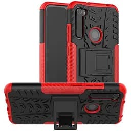 Чохол-накладка Toto Dazzle Kickstand 2 in 1 Case Xiaomi Redmi Note 8 Red - мініатюра 2