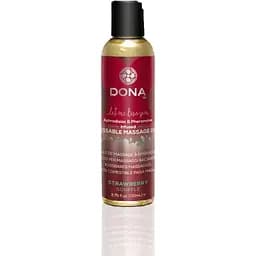 Массажное масло DONA Kissable Massage Oil Strawberry Souffle (110 мл)