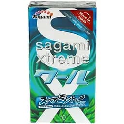 Презервативи Sagami Xtreem Spearmint з ароматом м'яти 10 шт.