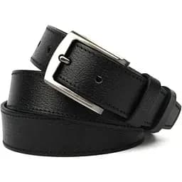 Ремінь шкіряний LIMARY чоловічий чорний шкіра буйвола acs0032081