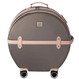 Валіза Semi Line 20" S Brown/Pink Cream (T5673-2) - мініатюра 4