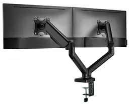 Кронштейн настольный для двух мониторов 17-32 дюйма OfficePro OPMA-412 Black - мініатюра 5