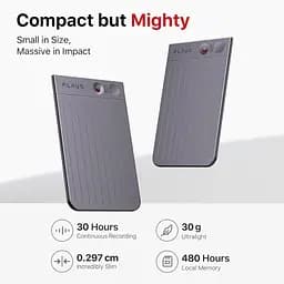 Цифровий диктофон PLAUD AI Note Black (NB-100-BL) - мініатюра 6