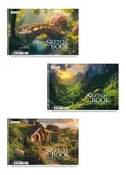 Комплект 3 шт. альбомів для малювання. Альбом Школярик А4 30 арк. 100г/м2 8548 4823088244038