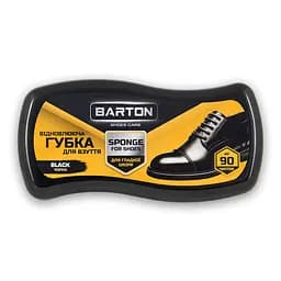 Губка відновлююча хвиля Barton для взуття із гладкої шкіри чорна(BR20489)