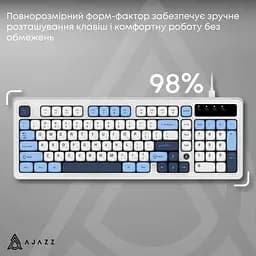 Клавіатура Ajazz AF98 Glacier Blue (AF98-GB) - мініатюра 8