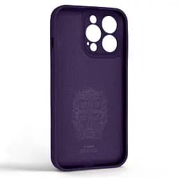 Силиконовый чехол для Apple iPhone 13 Pro, Icon Ring, фиолетовый, панель-накладка, с кольцом-подставкой на 360°, противоударный, возможность использования магнитных держателей, ArmorStandart (ARM68668) - мініатюра 2