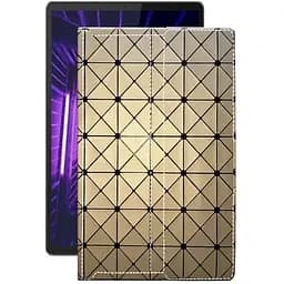 Чехол StatusCASE из экокожи для планшета Lenovo M10 Plus TB-X606F Золотой ромб