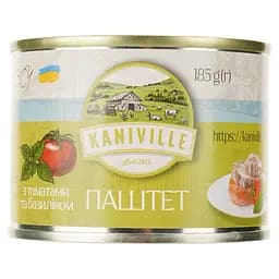 Паштет Kaniville с томатами и базиликом 185 г - мініатюра 2
