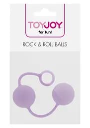 Вагинальные шарики Toy Joy Rock&Roll, 3.5 см, сиреневый