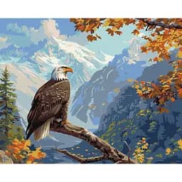 Картина за номерами "Вершинний страж" ©art_selena_ua Ідейка KHO6649, 40х50 см