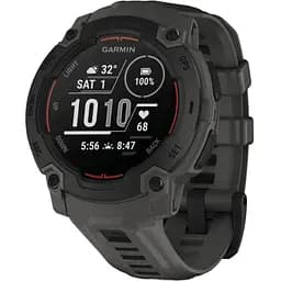 Смарт-годинник Garmin Instinct E 45mm Black with Charcoal Band (010-02933-00)