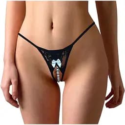 Еротичні жіночі трусики Art of Sex - Kаrin Black розмір XS-М