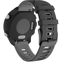 Силиконовый ремешок Rage для Realme Watch 2 2 Pro S S Pro - серо-черный ширина крепления 22мм Watchbands (W25-4WB24597512)