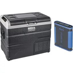 Автомобільний холодильник Brevia 50 л (22610) + портативна зарядна станція Brevia ePower 48Ah (fp_7)